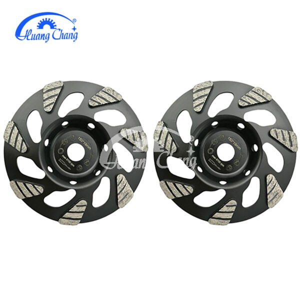 ⁦QUANZHOU Huangchang D150mm D150mm 6 بوصة عجلة طحن كأس الخرسانة الماسية لمطحنة هيلتي⁩ - الصورة ⁦7⁩