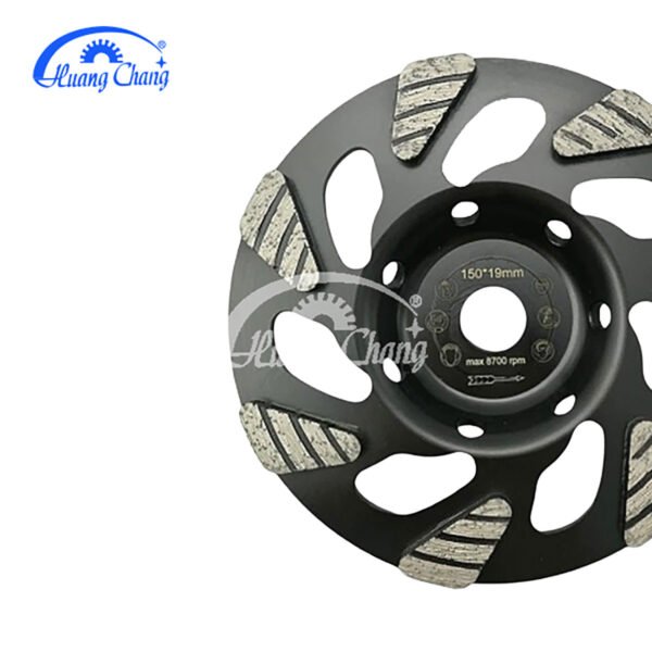 ⁦QUANZHOU Huangchang D150mm D150mm 6 بوصة عجلة طحن كأس الخرسانة الماسية لمطحنة هيلتي⁩ - الصورة ⁦8⁩